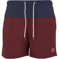 Urban Classics Badeshorts navy / burgunder