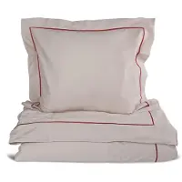 Sagaform Carl sengesæt 150x210 cm Beige-vinrød