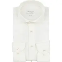 Profuomo Twill Skjorte Off White Off-white Hvid måle