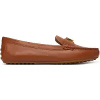 Ralph Lauren Lauren Ralph Laurentil kvinder. 802P09040002 Barnsbury brune loafers i læder (41), Fast, Ingen, Casual, Klassisk