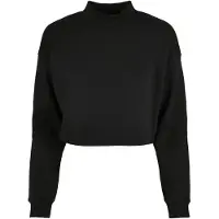 Urban Classics Cropped Oversized High Neck Crew Sweatshirt