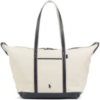 Ralph Lauren Shopper ecru / mørkeblå