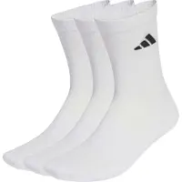 Adidas Sokker Cushioned Sportswear Crew 3-pak - Hvid/sort, størrelse 43-45