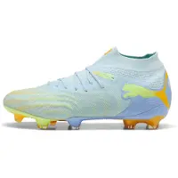 Puma Future 9 Ultimate FG Light Up - Grøn/Lyseblå/Lilla Kvinde - Græs (FG), størrelse 36