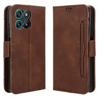 Mtp Products Motorola Moto G67 Power/G57 Power/G57 Kortholder Pung Etui - Brun