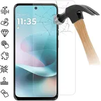 Mtp Products Motorola Moto G67 Power Skærmbeskyttelse Hærdet Glas - 9H - Case Friendly - Gennemsigtig