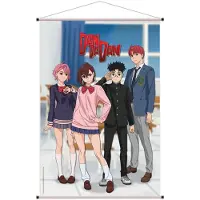 Sakami Merchandise Dandadan Spøgelser Rumvæsner Og Lektier Vægrulle 60x90 Cm