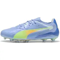 Puma King 20 Ultimate FG/AG Light Up - Grøn/Lyseblå/Lilla Kvinde, størrelse 38