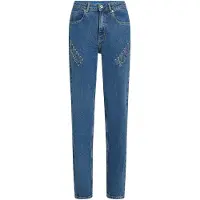 Karl lagerfeld Jeans B2w10086 Straight Fit Højtaljede Jeans