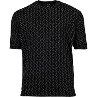 Armani Exchange A|X Armani Exchangetil mænd. XM001228AF10356FC026 T-shirt Regular Fit sort (XL), Casual, Bomuld, Korte ærmer