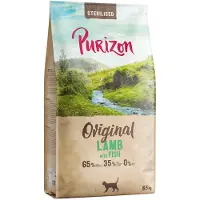 Purizon Cat Adult Sterilized lam med fisk - Original Daily 65% - Økonomipakke: 2 x 6,5 kg