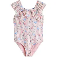 Laura Ashley Badedragt koboltblåt / lyserød