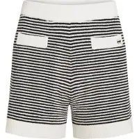 Karl Lagerfeld Bukser 'Ikon' sort / hvid
