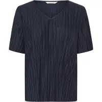 Cream Bluse 'Juniper' navy