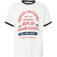 Replay Bluser & t-shirts lys rød / sort / naturhvid