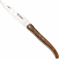 Laguiole En Aubrac Queen Bee, Full Handle, Teak Wood, pocket knife, 12 cm
