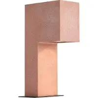 QAZQA Moderne udendørs pullert terracotta 35 cm IP44 - Pompei