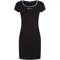 Karl lagerfeld JEANS Kjole 'Milano' sort / hvid