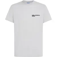 Karl lagerfeld JEANS Bluser & t-shirts lysegrå / mørkegrå