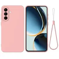 Mtp Products Samsung Galaxy S26 Flydende silikone cover med håndrem - Pink