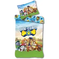 Paw Patrol One Team sengetøjssæt 140×200 cm, 70×90 cm