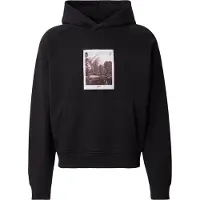 HUGO Sweatshirt 'Deneb' ecru / brun / sort / hvid