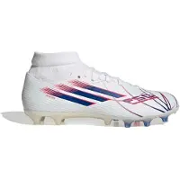 Adidas F50 Sparkfusion League Mid Cut FG/AG Icon Takeover - Hvid/Konge blå/Rød Kvinde, størrelse 38