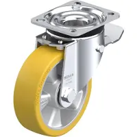 Blickle 281659 LK-ALTH 125K-1-ST Styrehjul med bremse Hjuldiameter: 125 mm Bæreevne (maks.): 350 kg 1 stk