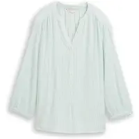 Tom Tailor Bluse mint / hvid
