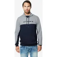 KOROSHI Sweatshirt navy / hvid