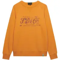 Superdry Superdrytil mænd. M2014474A Sweatshirt Merchant Vintage Print orange (S), Casual, Bomuld