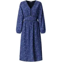 Pepe Jeans Pepe Jeanstil kvinder. PL9537802 Barby kjole blå (M), Casual, Viscose, Lange ærmer