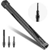 Vevor kernebor, 25 mm diameter, 241 mm boredybde, M16 indvendig gevind, diamanttørkernebor med 3 adaptere, pilotbor og unbrakonøgle, til armeret beton, røde mursten og murværk