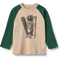 Wheat Bluse - Rolf - Kale m. Pingvin - - 4 år (104) - Bluse