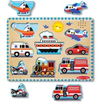 Melissa & Doug Køretøjer (806134) Puslespil