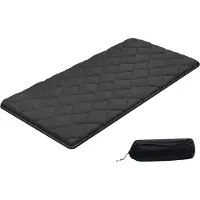 Vevor japansk tatamimåtte, foldbar japansk tatamimadras i dobbelt størrelse, futonmadras med opbevaringspose og fastgørelse, 9-lags gulvmåtte til soveplads, kollegieværelse, meditation, yoga, 2032 x 9