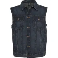 Urban Classics Vest blue denim