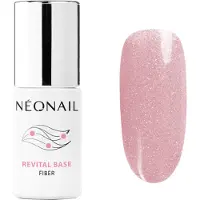 NEONAIL UV Nagellack Revital Base Fiber Neglelakbase- og topcoat 7 ml Blinking Cover Pink