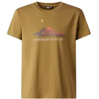 The North Face - Under 6 år - B Mountain Night Relaxed SS Tee Cedar til UnisexBomuld - Børnetoj Størrelse 130-141 - Brun