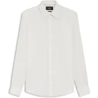 BOSS Slim fit skjorte i italiensk hør