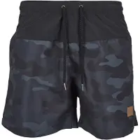 Urban Classics Badeshorts røgblå / dueblå / sort