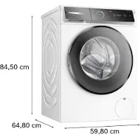 Bosch Serie 8 WGB246071, Front-læsning, 9 kg, A, 71 dB, 1600 rpm, A