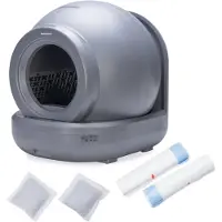 Beeztees Automatisk Kattetoilet Moeza - Grå