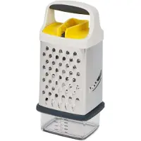 Joseph Joseph Multigreb rivejern med beholder 17 cm Gul