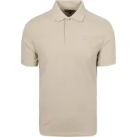 Barbour Piqué Polo Beige åle