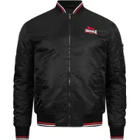 Lonsdale Overgangsjakke 'Carey' rød / sort / hvid