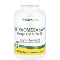 Natures Plus , Ultra Omega 3/6/9, 120 Softgels