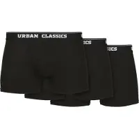 Urban Classics Boksershorts sort / hvid
