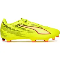 Puma ULTRA 6 PLAY FG/AG Football Boots Unisex, Shoes, Yellow Alert/Black/Glowing Red, 40.5