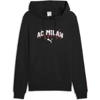 Puma Milan Hættetrøje FtblCulture - Sort/Hvid - , størrelse Large